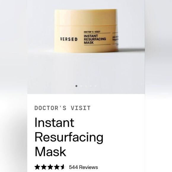 VERSED Doctor's Visit Instant Resurfacing Mask NEW - Picture 16 of 16